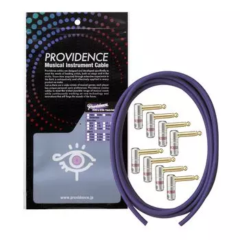 Providence P203 Solderless Patch Cable 2m + L Plug x 8 (Cable + Plug Set)