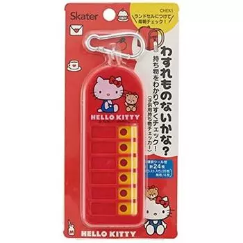 Проверка детских вещей Skater Проверка потерянных вещей Hello Kitty Sanrio CHEK1-A, популярный персонаж в Корее