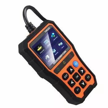 Проверка и оценка срока службы батареи Автомобильный диагностический сканер OBD2 Сканер Профессиональный считыватель кодов двигателя OBD2 красный