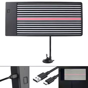 Проверка комплекта рефлекторов для линейной платы, комплектов светодиодных рефлекторных ламп, автомобильных аксессуаров, инструмента для ремонта вмятин без покраски PDR Black White