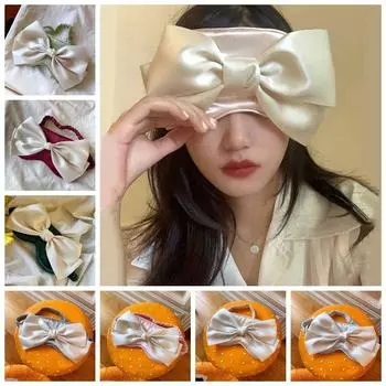 Проветривайте, затеняйте, маска для сна, модные средства по уходу за глазами, портативная шелковая маска для сна для путешествий светло-розовый