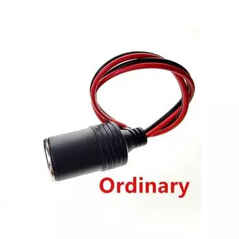 Провод для прикуривателя автомобиля, квадратный кабель 2,5 13AWG 15AWG 17awg 12 В 24 В, автомобильная зарядная розетка 25 А 300 Вт, высокомощная розетка 1pcs&1 square 17AWG&30CM