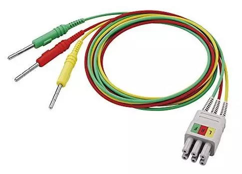 Провод ЭКГ S-контактный A&D 3-полюсный AX-KO3505