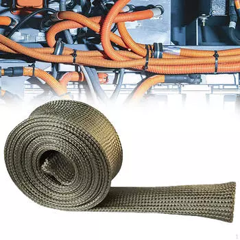 Провод Теплозащитный рукав Обертка Авто Шланг Рулон Свечи Зажигания Колпачки Защитные для Автомобилей 13mmx3m