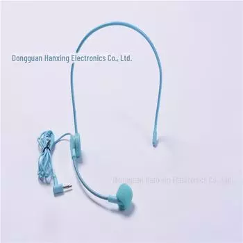 Проводная цветная компьютерная гарнитура с микрофоном и динамиком чёрный