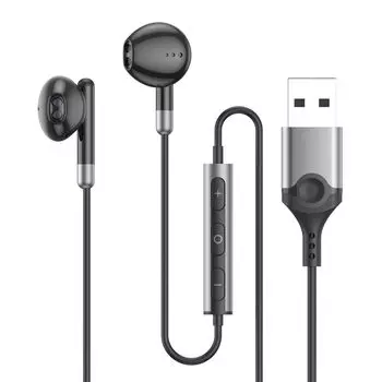 Проводная гарнитура USB с громкостью звука HIFI, совместимые с компьютерными играми, с портом наушников, микрофоном, [2,3 м] микрофоном, возможностью вызова,