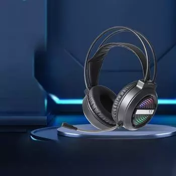 Проводная игровая гарнитура X9 с микрофоном и активным шумоподавлением X9 double plug short microphone чёрный