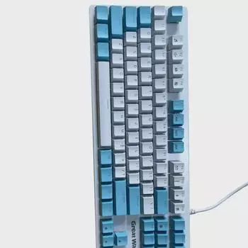 Проводная механическая клавиатура USB Iron Panel KB845 — игровое офисное устройство для настольных компьютеров и ноутбуков чёрный