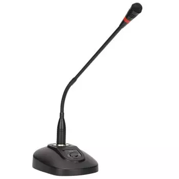Проводная микрофонная система с гусиной шеей, настольное крепление, проводной голосовой конденсаторный микрофон, регулируемый настольный микрофон XLR для конференц-трансляций с кабелем -