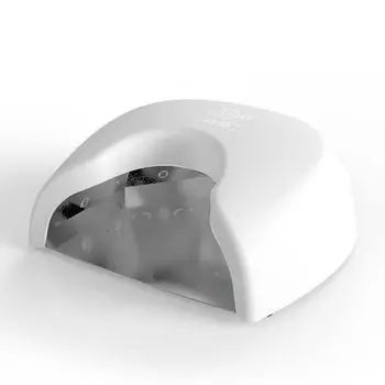 Проводная профессиональная светодиодная лампа SHINYGEL 36 Вт для гелевых ногтей, гибридная проводная светодиодная профессиональная блестящая гелевая лампа White Type Crescendo Type (Профессиональный свет)