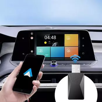 Проводной беспроводной Carplay и Android Auto Smart Mini Box Bluetooth-совместимый 5.0 5.8GHz WiFi для проводного CarPlay Android Auto Cars CHINA