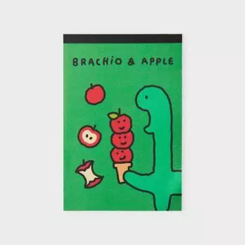 Проводной блокнот Line Friends Joguman Bracio Green