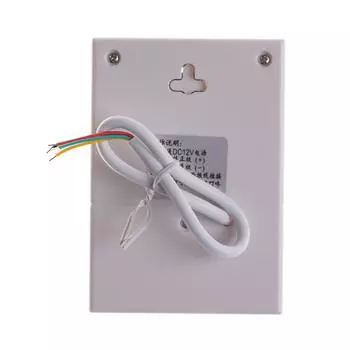 Проводной дверной звонок постоянного тока 12 В для контроля доступа в домашний офис, пожаробезопасный белый