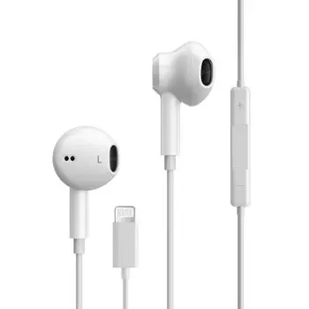 Проводной iPhone Deep Bass Lightning HiFi Превосходный звук Регулировка громкости звонка совместимые наушники iPhone, наушники, наушники, соединение, качество,