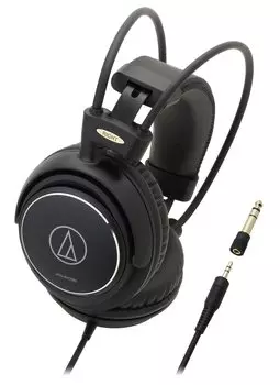 Проводной кабель для наушников Mini Connection Black Audio-Technica ATH-AVC500 3 м/6,3 мм Standard/3,5 мм
