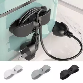 Проводной кабельный сматыватель для бытовой техники, органайзер для вилок, управление линиями передачи данных, зажимы для компьютера, кухонный офис, крючок для хранения, стойка