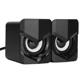 Проводной компьютер USB Проводной компьютерный динамик USB Мини-мультимедийный настольный динамик для ПК, монитора, мобильного телефона, ноутбука, динамик,