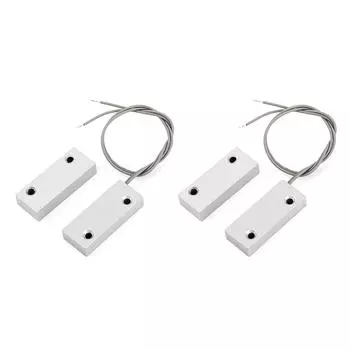 Проводной магнитный датчик контакта двери и окна, водонепроницаемый датчик двери и окна, детектор для домашней охранной сигнализации Normally Closed