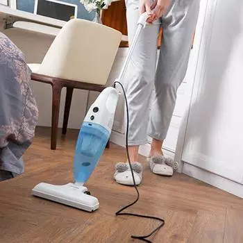 Проводной пылесос с мощным всасыванием 14 кПа, легкий и бесшумный пылесос с красный