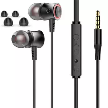 проводной разъем новый шум с высокой четкой громкостью стереонаушники маленькие и четкие совместимые со штекерами для наушников, наушники, 3,5 мм [версия 2025 года]