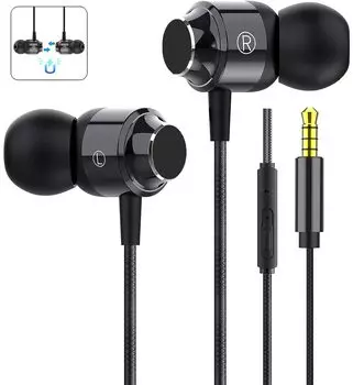 проводной с магнитным HiFi звуком глубокий удобный высокий звук утечка звука пульт дистанционного управления поддерживает стерео наушники громкость Совместимость с наушниками-заглушками,