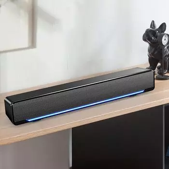 Проводной сабвуфер USB проводная стерео звуковая панель HIFI стерео звук качество громкий иммерсивный бас объемный вход объемный звуковой блок для ПК мобильный телефон 3,5 мм