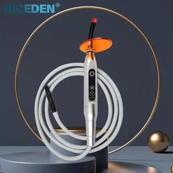 NICEDEN проводной светодиодный стоматологический отверждающий светильник УФ-лампа для стоматологического кресла для всех видов смол для отбеливания зубов защита European plug серебряный