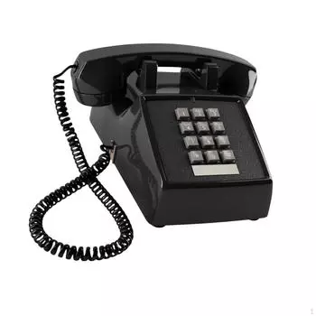Проводной телефон Ретро-дизайн Телефон Удобный Легко читаемый Номер Домашний Декор Настольный