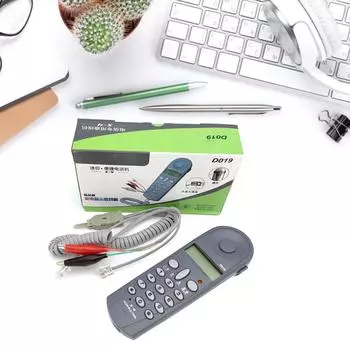 Проводной тестовый телефон D019 стационарный телефон с определителем номера Телефоны с большой кнопкой для домашних офисов