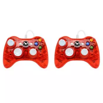Проводной USB-геймпад, джойстик, геймпад для Microsoft Xbox 360 (красный) К