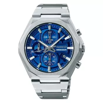 Проводные часы AGAT452 Silver [Seiko Watch] Reflection Chronograph мужские