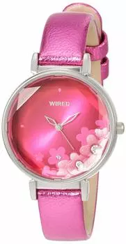 Проводные F AGEK447 Красные часы [Seiko Watch] Женские