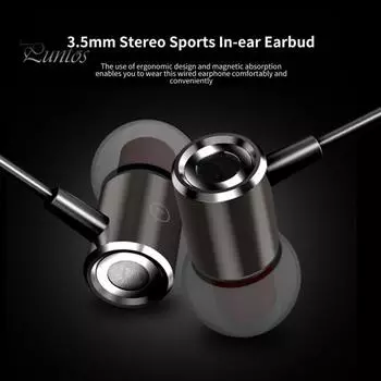 Проводные наушники эргономичные магнитные поглощающие универсальные проводные наушники для управления воспроизведением музыки с микрофоном 3,5 мм стерео спортивные внутриканальные наушники для геймеров розового золота