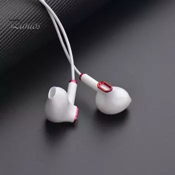 Проводные наушники, эргономичные, высокопроизводительные, Plug Play, шумоподавление, объемный звук, HD-вызов, порты 3,5 мм, звук HiFi, музыкальные наушники-вкладыши для дома 3.5mm красный