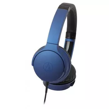 Проводные наушники Audio Technica ATH-AR3 BL темно-синего цвета
