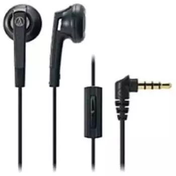 Проводные наушники Audio Technica ATH-C505iS BK с микрофоном, черные