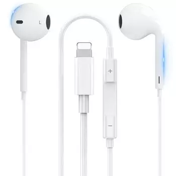 Проводные наушники для iPhone New Edition Super Easy Certified Совместимость с iPhone Наушники Проводные оригинальные наушники Lightning Можно только подключить