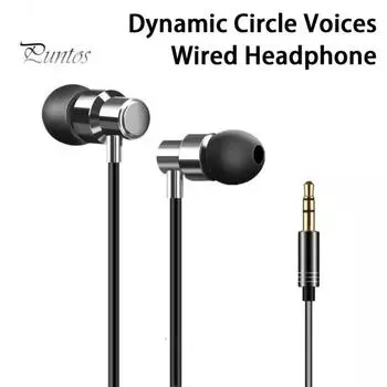 Проводные наушники HD-совместимые стереофонические наушники с объемным звуком HiFi, проводные наушники, товары для дома чёрный