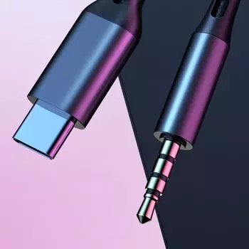 Проводные наушники HIFI Earhook Стерео наушники Музыка Спорт Развлекательная гарнитура для мобильных телефонов Для смартфонов Игровые виды спорта Type c чёрный