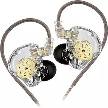 Проводные наушники KZ EDX Lite Проводные наушники 1DD 10 мм Up Dynamic Driver Gaming Ear Hanging HIFI Качество звука Звукоизоляция Тяжелые басы High End