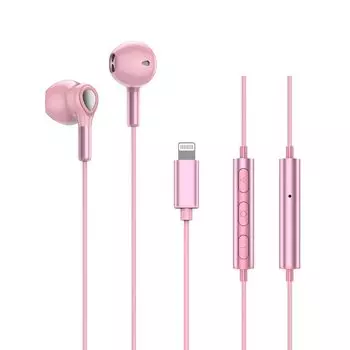 Проводные наушники Lavodio MFi Certified Lightning iPhone с улучшенным динамическим драйвером и MEMS Нет ощущения дискомфорта при длительном ношении