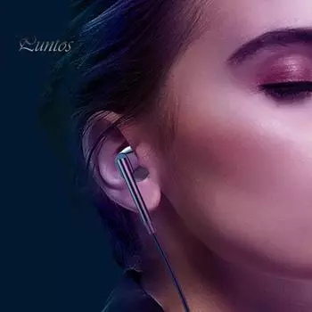 Проводные наушники M15 с высококачественным шумоподавлением, легкие внутриканальные игровые наушники-вкладыши Surround 3,5 мм для звонков чёрный