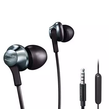 Проводные наушники Philips Pro Наушники Наушники с микрофоном Мощные басы Легкие Разъем для телефонов и ноутбуков Удобная посадка и вкладыши Вкладыши 3,5 мм
