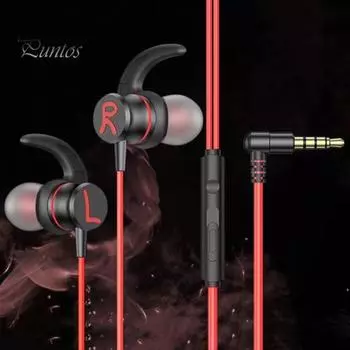 Проводные наушники с локтем, Hi-Fi качество звука, 3,5 мм/Type-C, наушники-вкладыши для киберспорта с микрофоном для мобильного телефона D