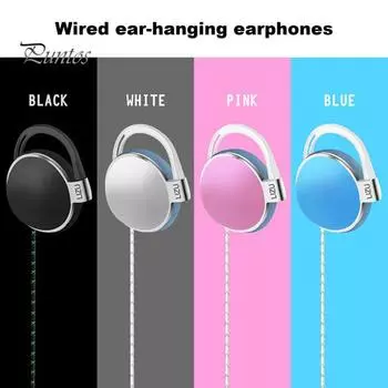 Проводные наушники с разъемом 3,5 мм, проводные наушники с микрофоном, Hi-Fi стереозвук, спортивная гарнитура для музыкальных звонков чёрный