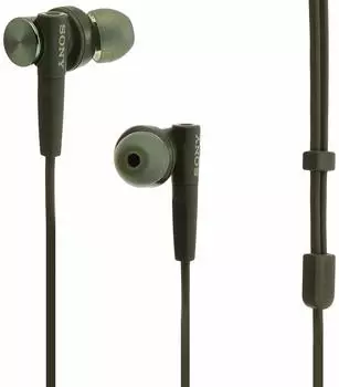 Проводные наушники Sony с тяжелыми басами, модель MDR-XB55: Тип канала зеленый MDR-XB55 G