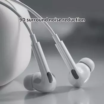 Проводные наушники-вкладыши, наушники-вкладыши Hi-Fi Music, наушники-вкладыши Handfree Type-C 3,5 мм с микрофоном для Android, Samsung, Xiaomi, планшетов, ноутбуков B1