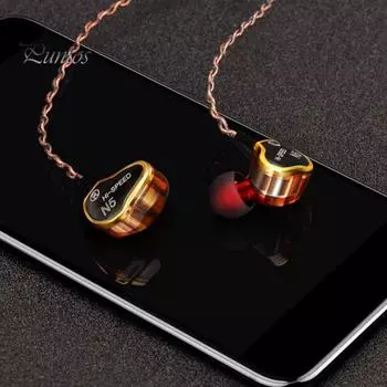 Проводные наушники-вкладыши с шумоподавлением, динамические Hi-Fi басы, спортивная гарнитура, мониторы, наушники для мобильного телефона