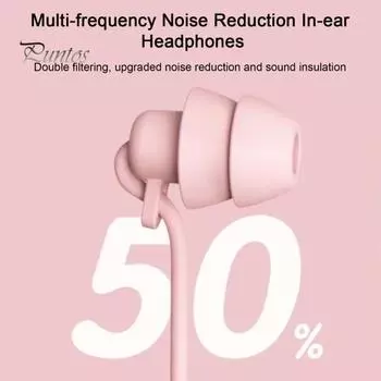 Проводные наушники-вкладыши типа C с микрофоном, высококачественная звукоизоляция, шумоизоляция, наушники для громкой связи чёрный