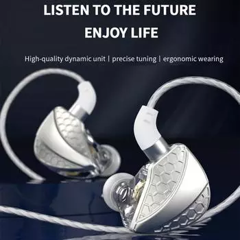 Проводные наушники Yousheng с интеллектуальным шумоподавлением, микрофоном, регулировкой громкости, проводными наушниками, внутриканальными наушниками чёрный